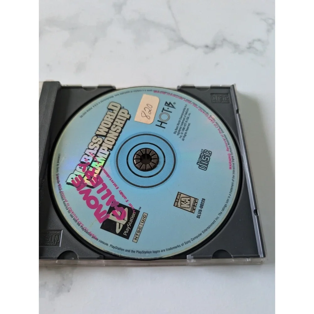 Big Bass World Championship With Hank Parker PS1 Sony PlayStation 1 1997